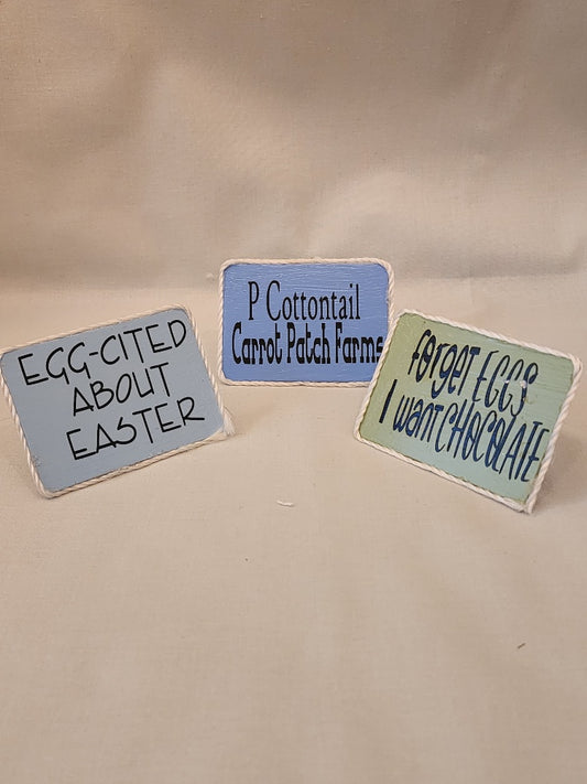Standup Mini Sign - Pastel Spring Shelf Decor